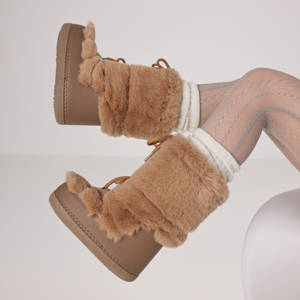 Furry Boots For Women Round To - Espadrille Slip On recension och pris