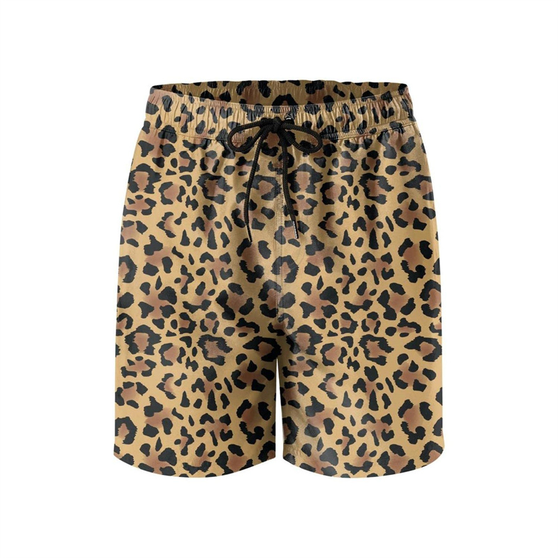Fashion Leopard 3D Print Beach - Trunks Board Surf recension och pris