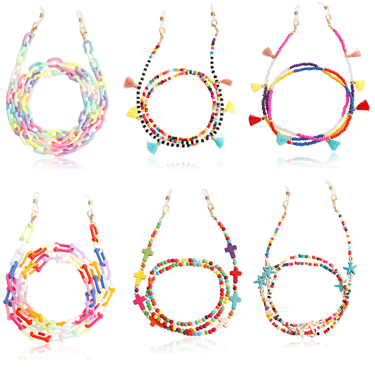 New Fashion Glasses Chain Dual - Sunglass Retainer Cord recension och pris