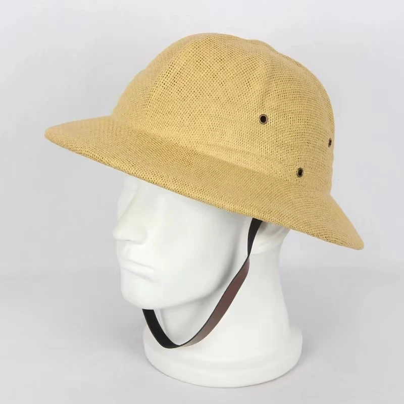 100% Straw Helmet Pith Sun Hat - Bucket Hat Straw recension och pris