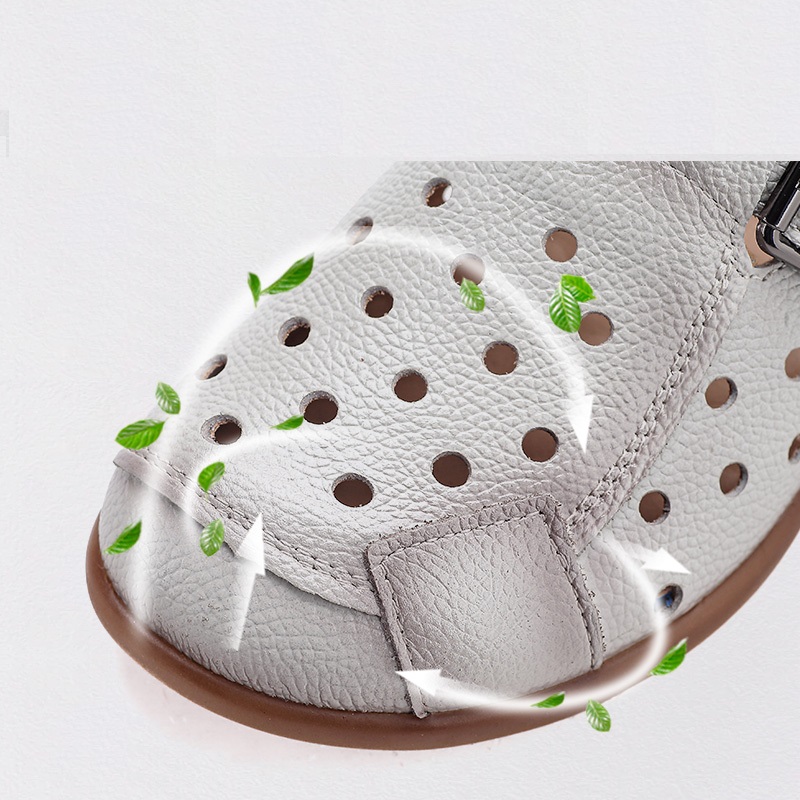New Cow Leather Low Heel Sanda - Espadrille Slip On recension och pris