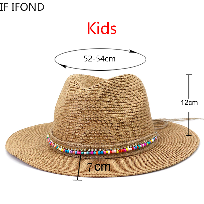 New Summer Boy Girl Kids Straw - Bucket Hat Straw recension och pris